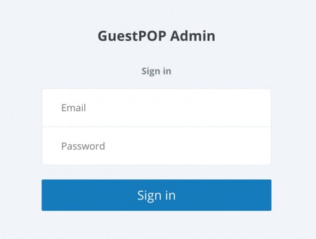 GuestPop Admin